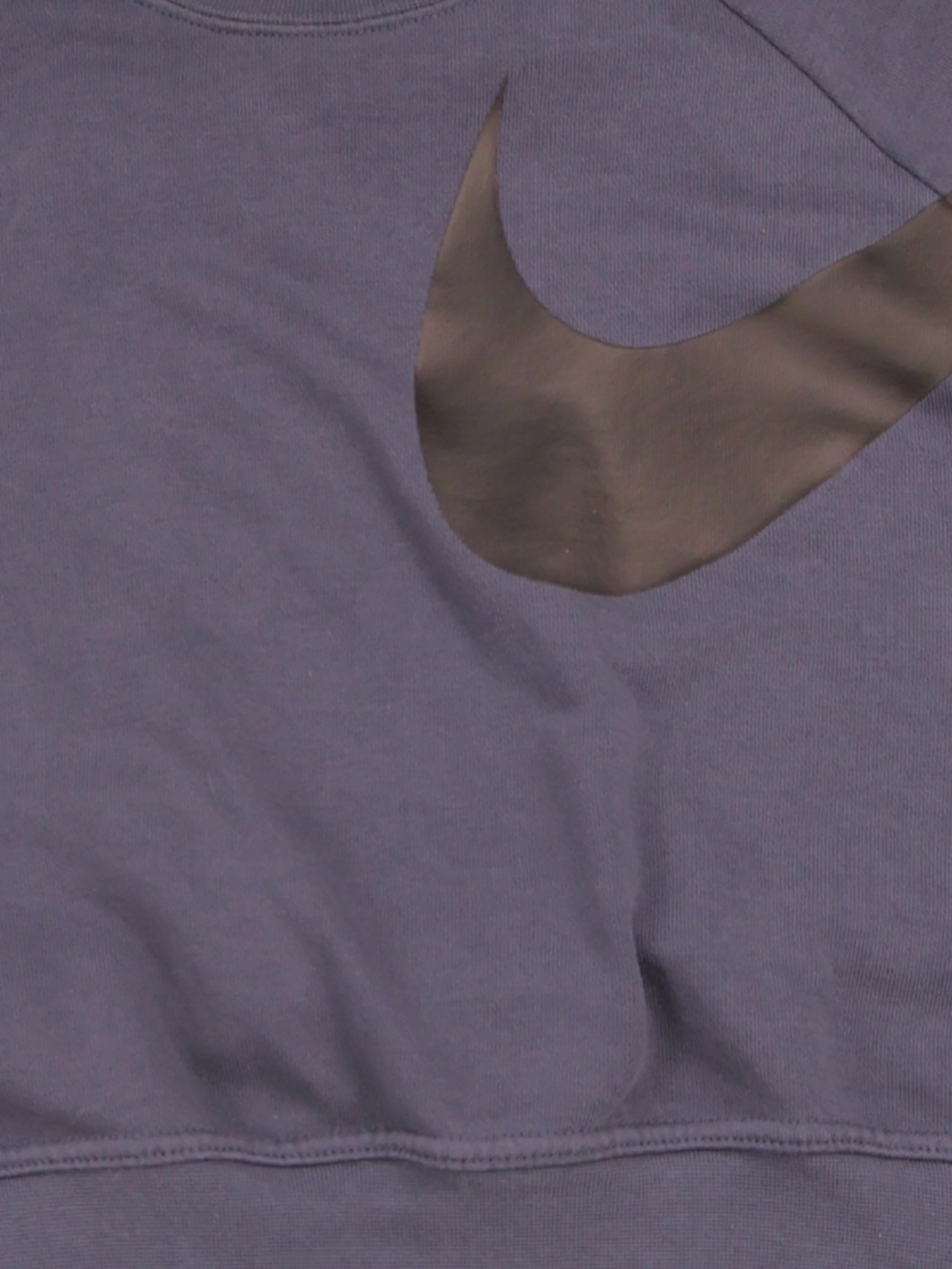 Nike Dri-FIT Blue Cropped Sweatshirt Medium - Picture 5 of 6